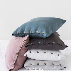 Fundas de Almohadas Luna Botón